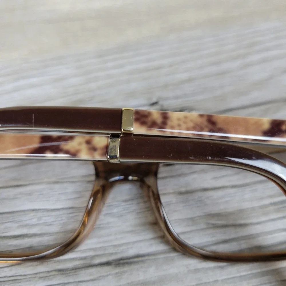 Michael Kors Eyeglasses Frames MK8006 Medellin 3011 Brown Animal Print 52-16-140